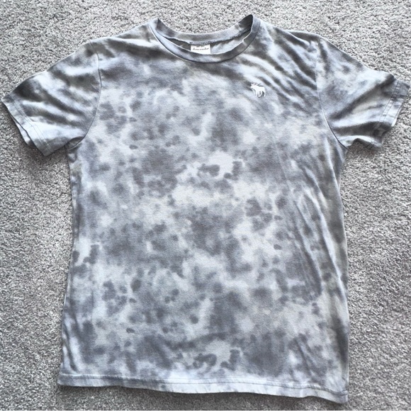 Abercrombie Kids Short Sleeve Gray Tie Dye T-shirt, Size XL (16) EUC - Picture 1 of 2
